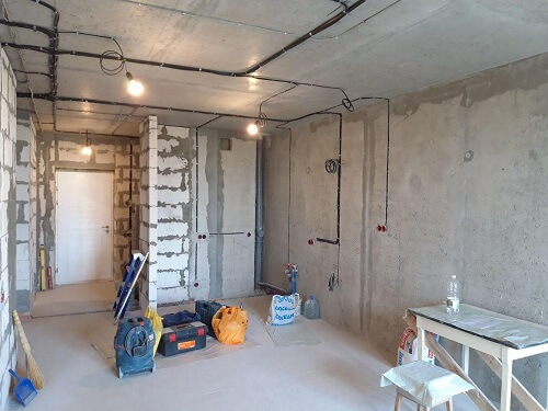 Электрификация дома в Радошковичах