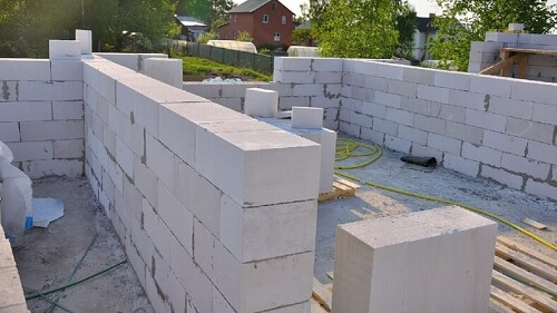 Кладка газосиликатных блоков в Радошковичах