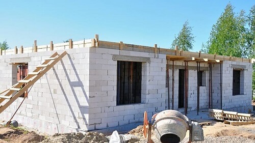 Кладка стен из газосиликатных блоков в Радошковичах