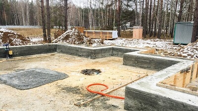 Строительство фундамента в Радошковичах