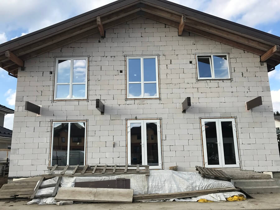 Утепление стен дома в Радошковичах