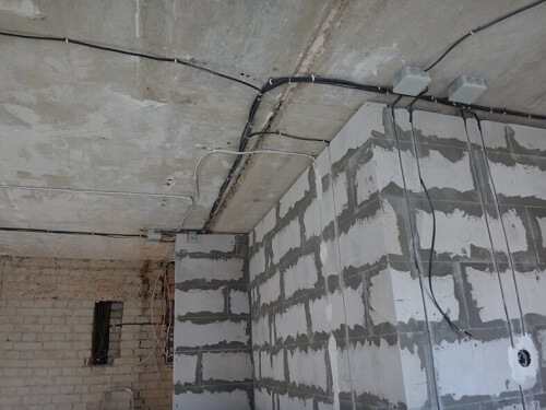 Замена проводки в доме в Радошковичах